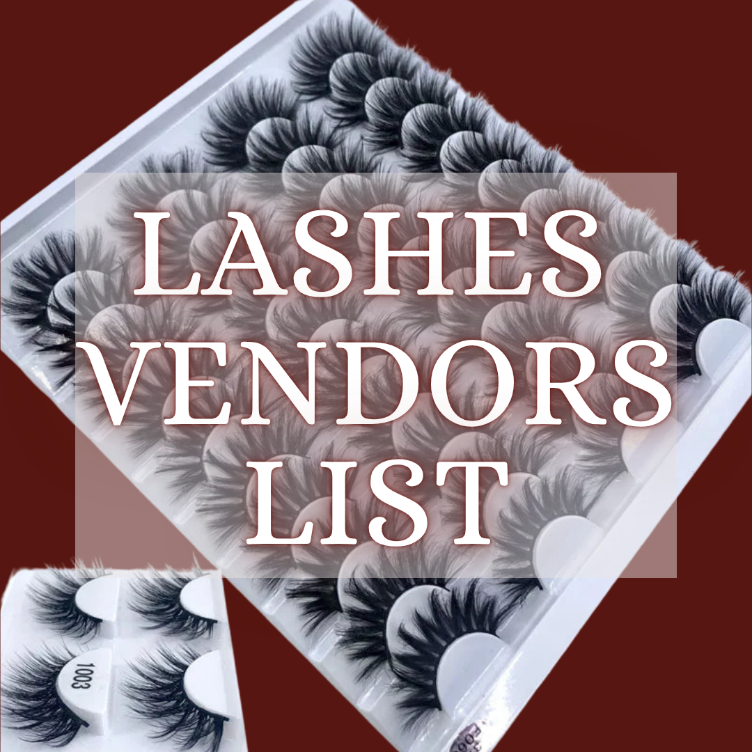 lashes vendors list