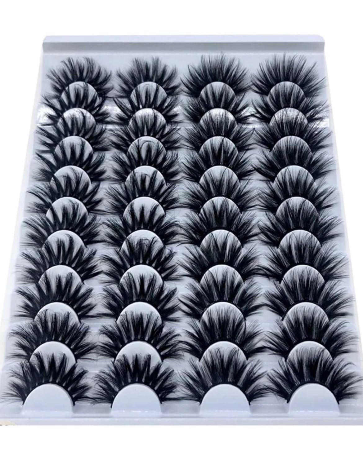 20 Pairs of Natural Mixed Ultra-Long 3D Fake Eyelashes Makeup Set - Cosmetic, Eyelash