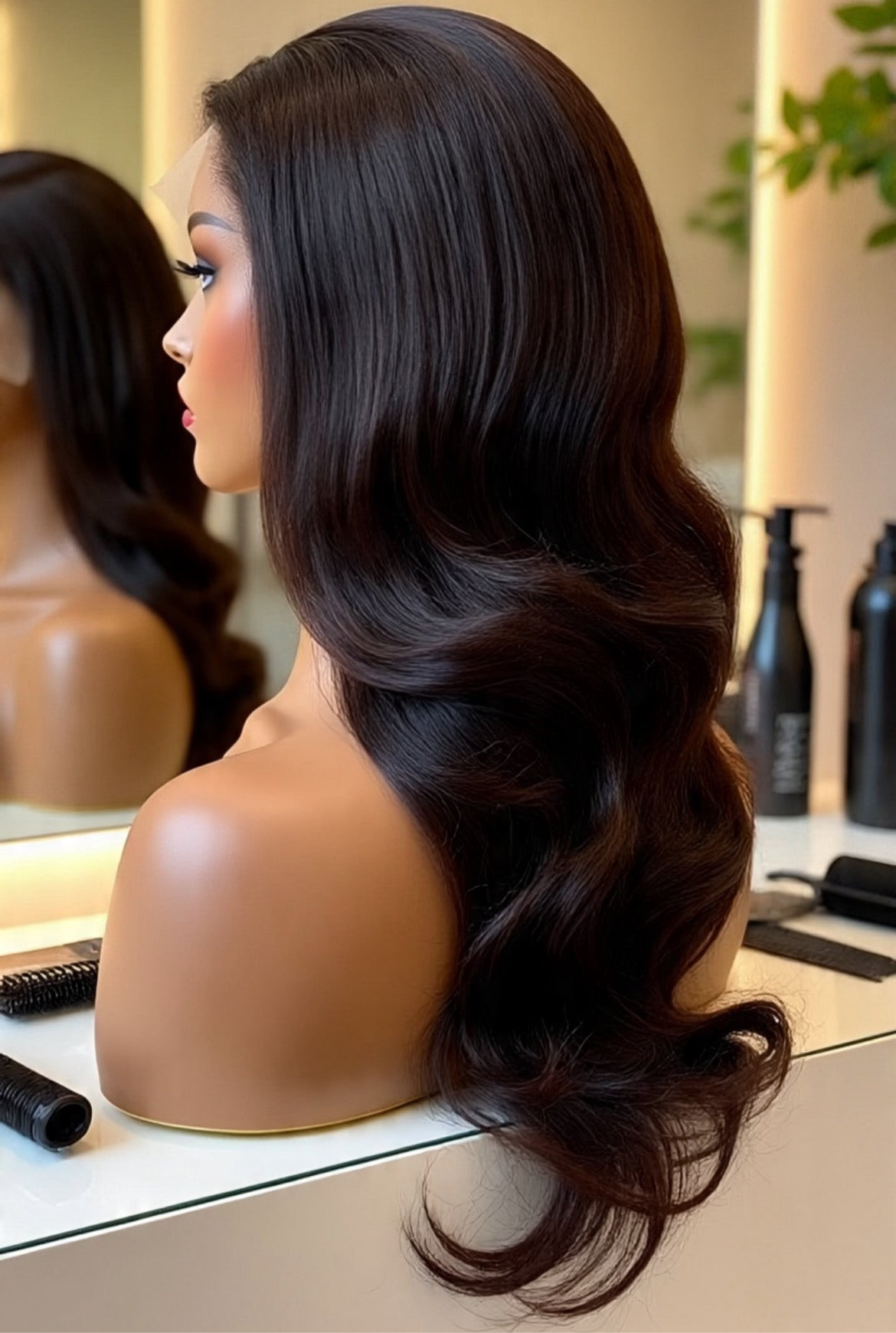 BODY WAVE WIG 100% Human hair lace front wig