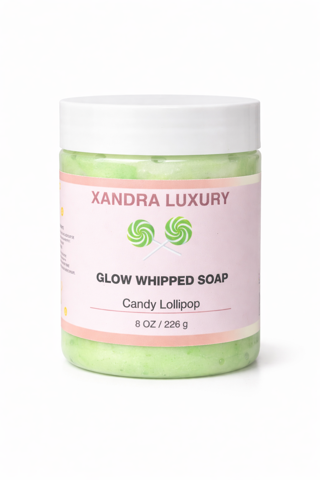 Glow Whipped Soap – Cherry | Candy Lollipop |