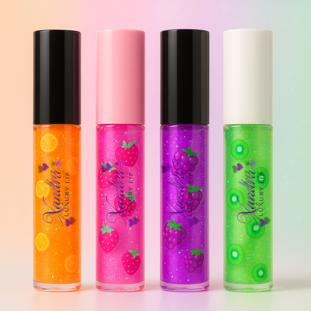 Xandra Luxury Lipgloss Vibrant Glitter Finish