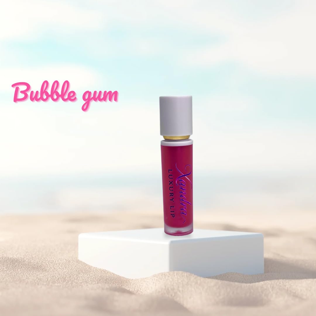 Xandra luxury Lipgloss Fruit Flavored Lip Gloss - Lipstick in Red, Purple & Brown - Makeup Cosmetic