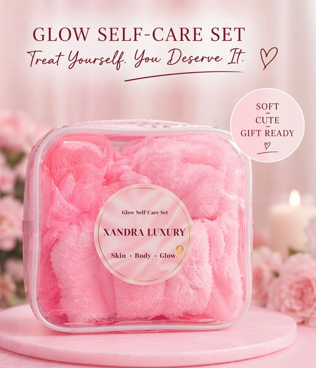 Pink Glow Self-Care Set
Soft Girl Spa Kit • Gift Ready