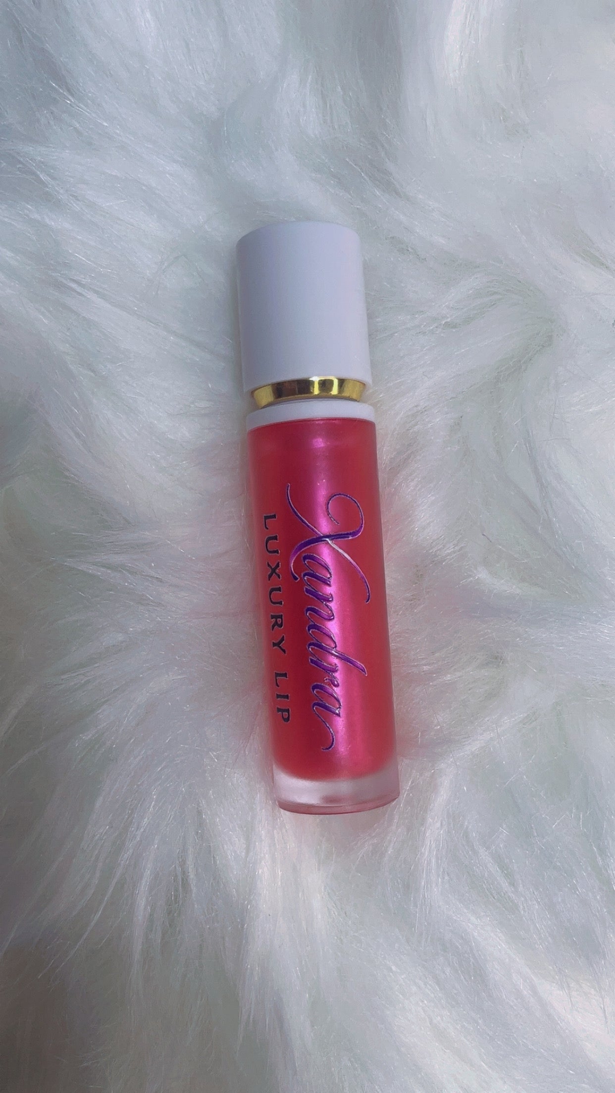 Xandra luxury Lipgloss Fruit Flavored Lip Gloss - Lipstick in Red, Purple & Brown - Makeup Cosmetic