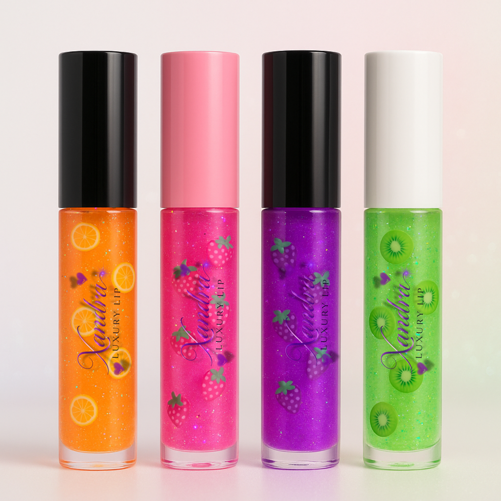 Xandra Luxury Lipgloss Vibrant Glitter Finish
