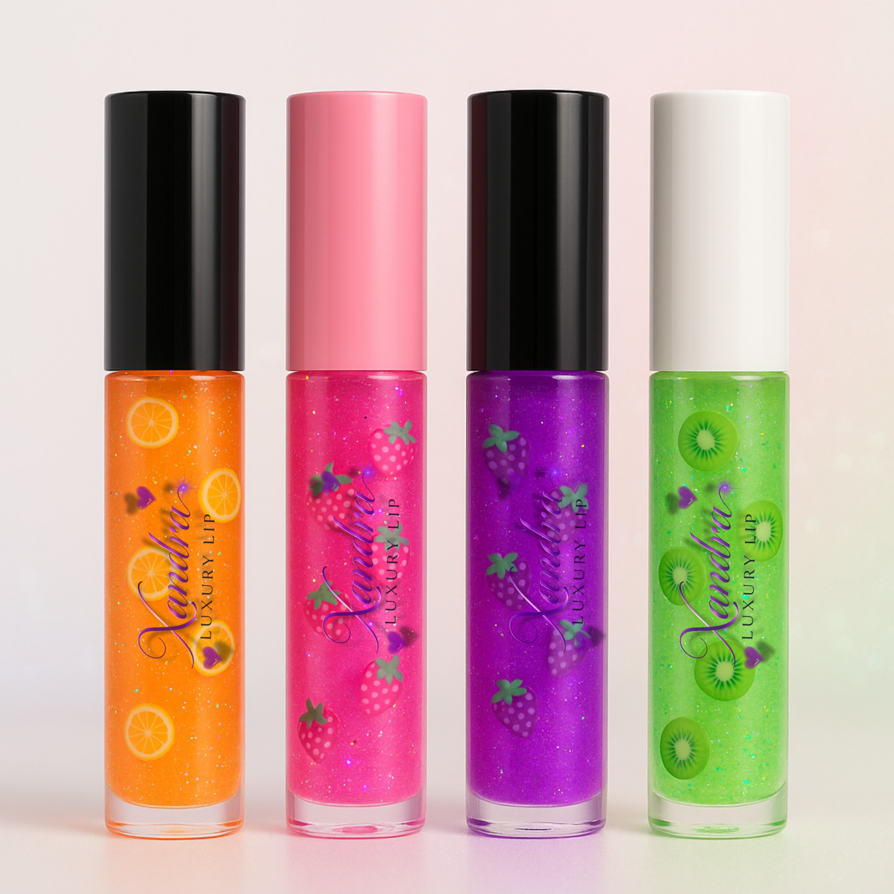 Xandra Luxury Lipgloss Vibrant Glitter Finish