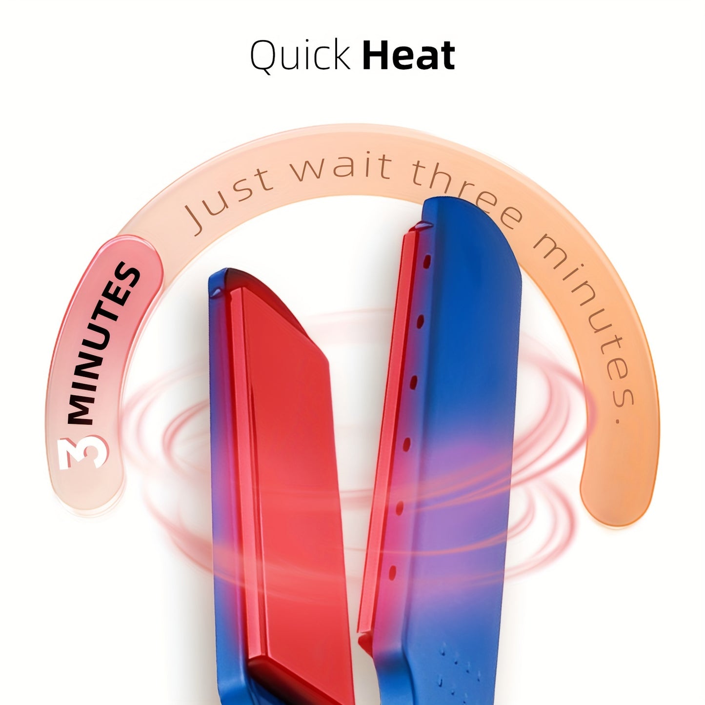 Rapid Heating 5 Adjustable Temp Delicate and Lightweight 3pcs Professional Hair Styling Kit