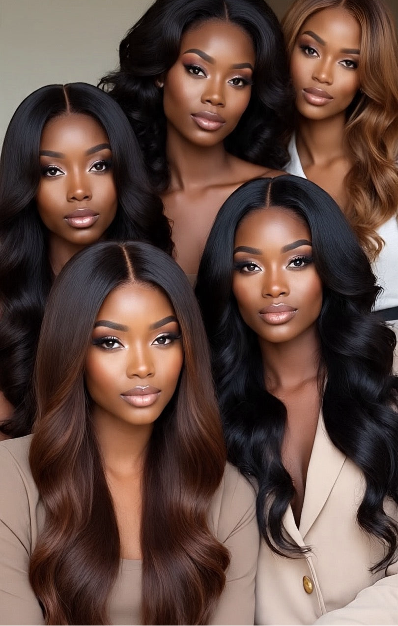 BODY WAVE WIG 100% Human hair lace front wig