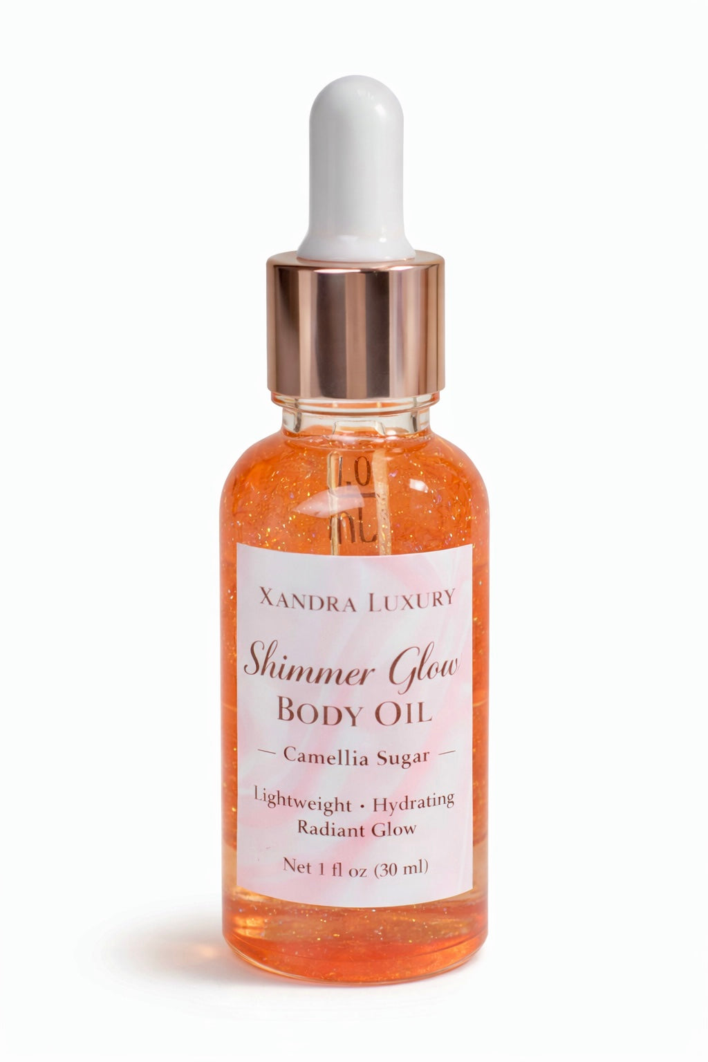 Shimmer Glow Body Oil – Camellia Sugar