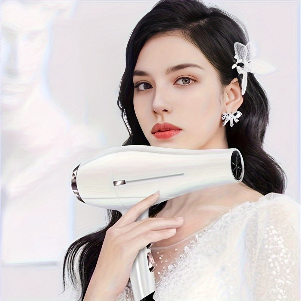 Multi-In-One Hair Dryer Set with Comb, Clip, and Patch - Portable Electric