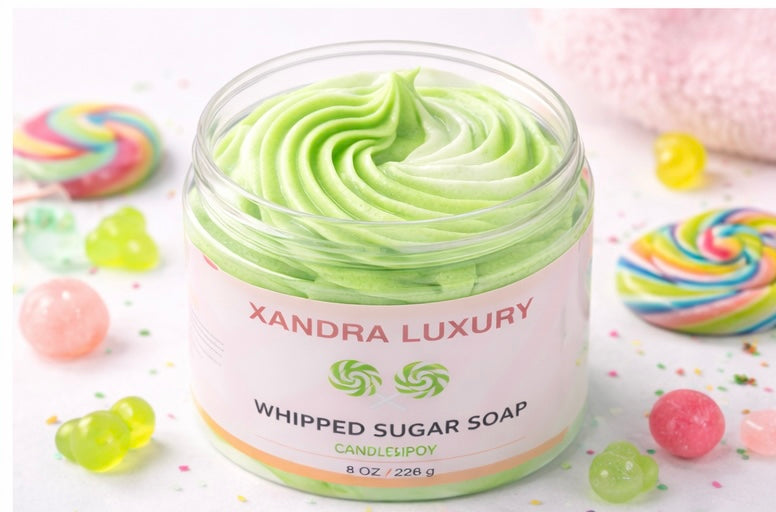 Glow Whipped sugar scrub Soap