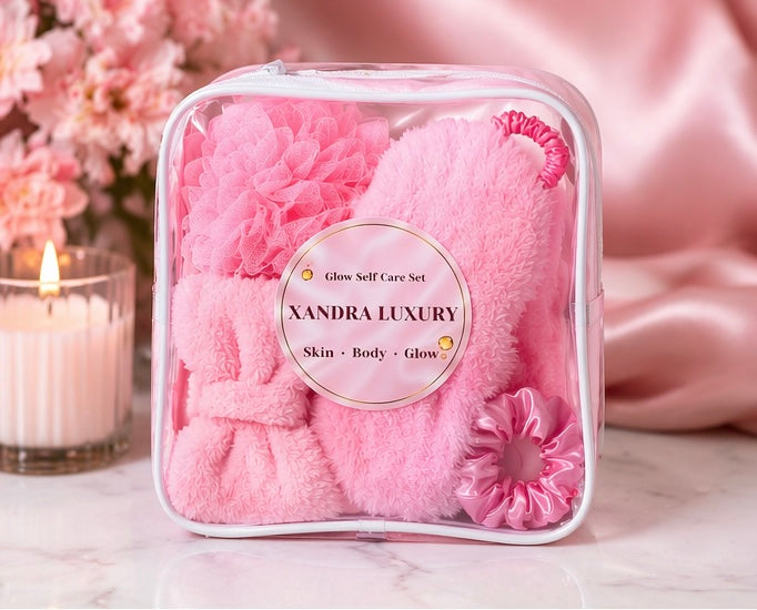 Pink Glow Self-Care Set
Soft Girl Spa Kit • Gift Ready