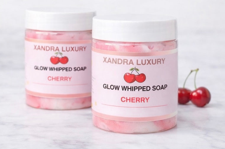 Glow Whipped Soap – Cherry | Candy Lollipop |