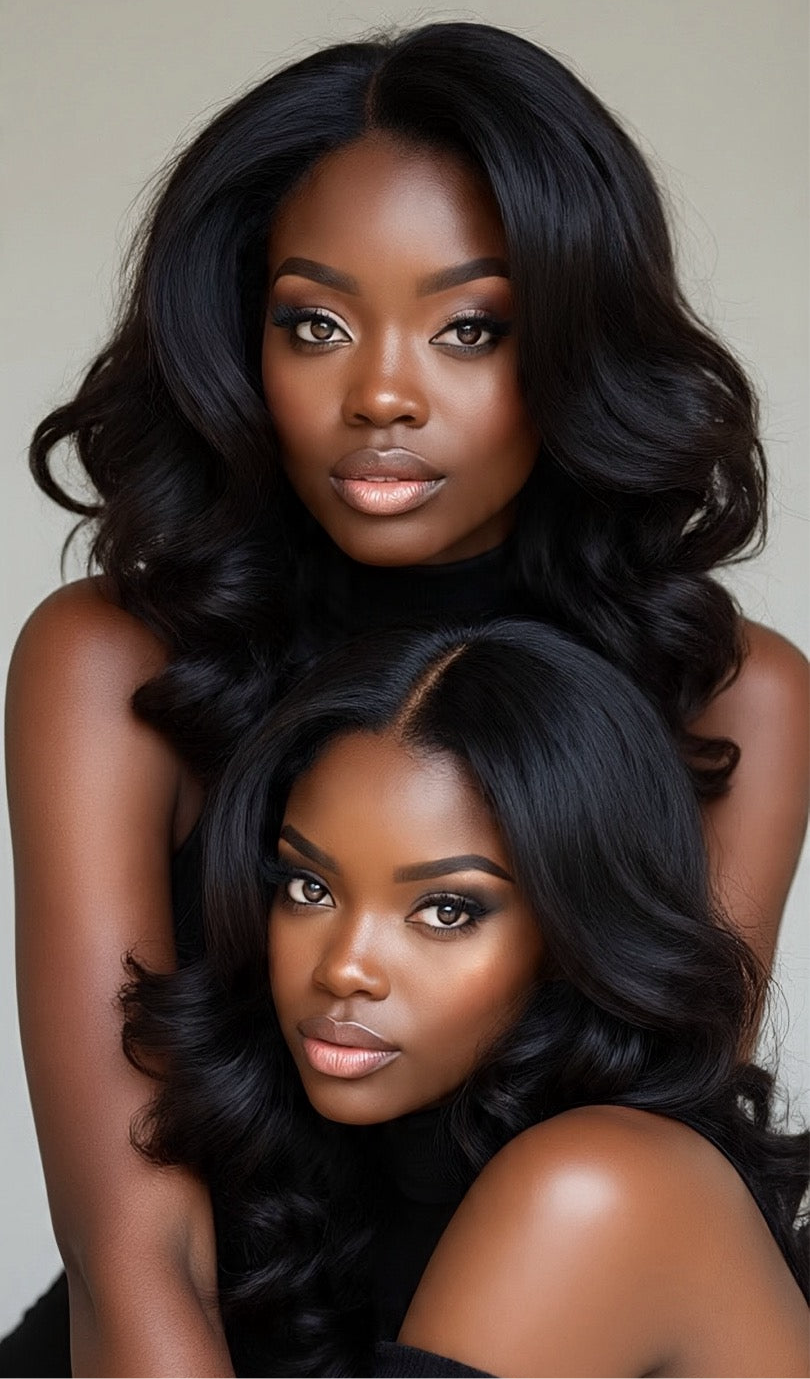 BODY WAVE WIG 100% Human hair lace front wig