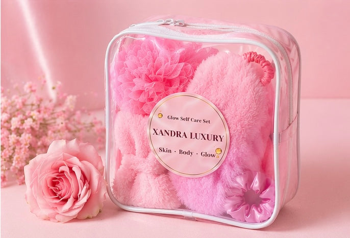 Pink Glow Self-Care Set
Soft Girl Spa Kit • Gift Ready