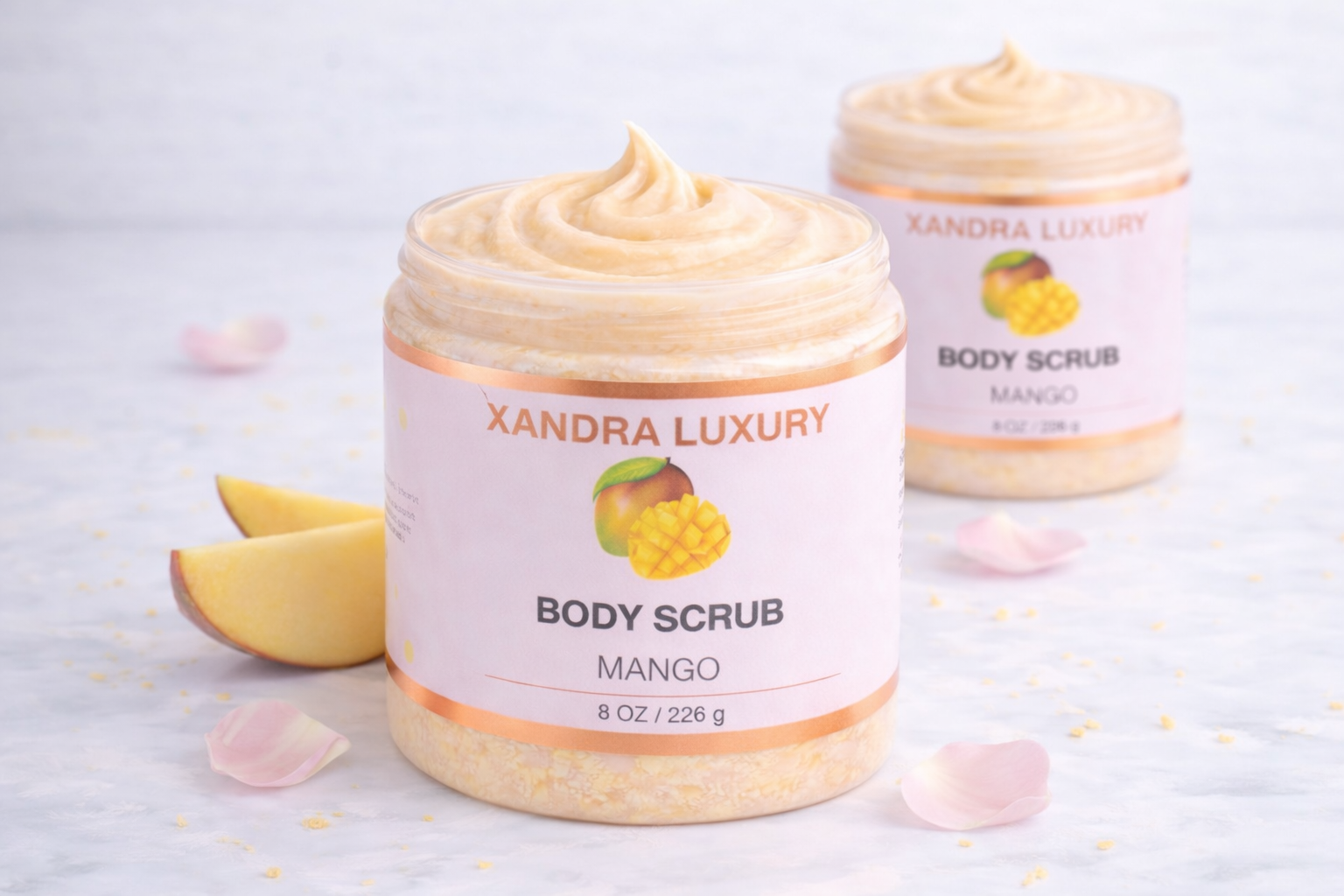 Mango Body Scrub – Exfoliating Sugar Scrub | 8 oz