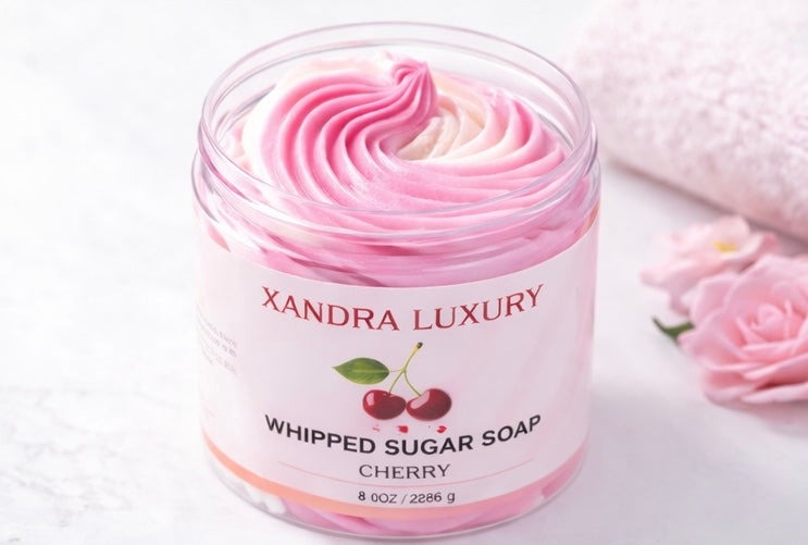 Glow Whipped sugar scrub Soap