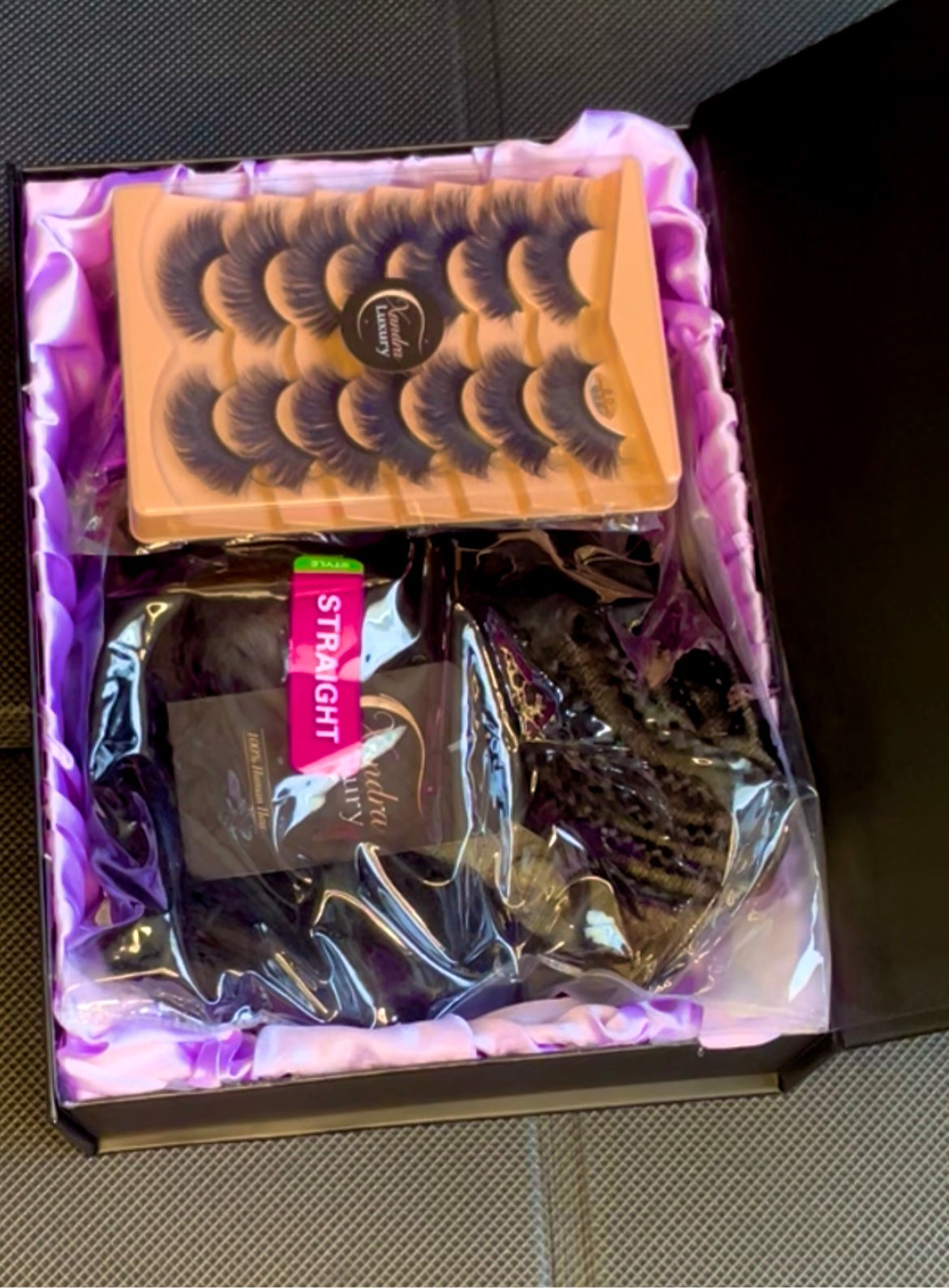 Human Hair Wig Kinky Curly 210 Density 13*4 Xandra luxury Box Lace Front