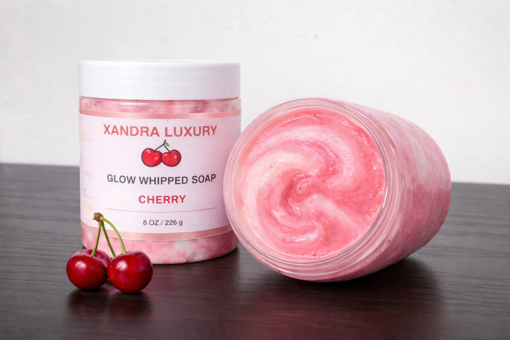 Glow Whipped Soap – Cherry | Candy Lollipop |