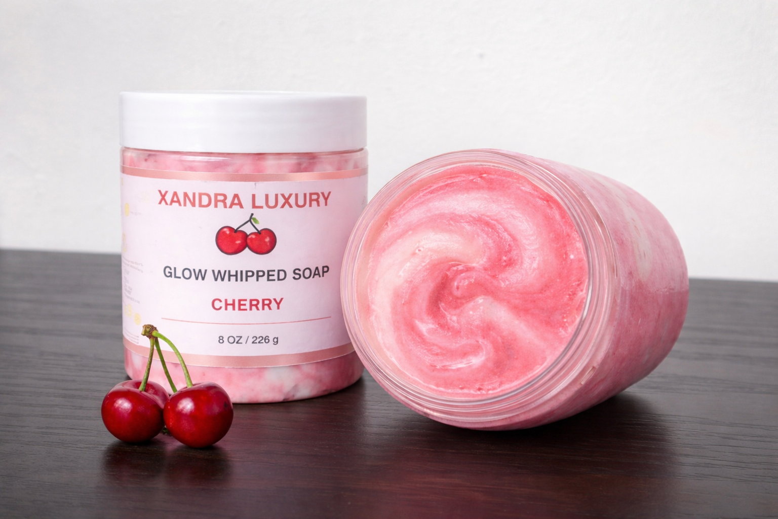Glow Whipped Soap – Cherry | Candy Lollipop |