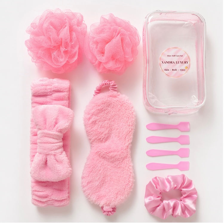 Pink Glow Self-Care Set
Soft Girl Spa Kit • Gift Ready