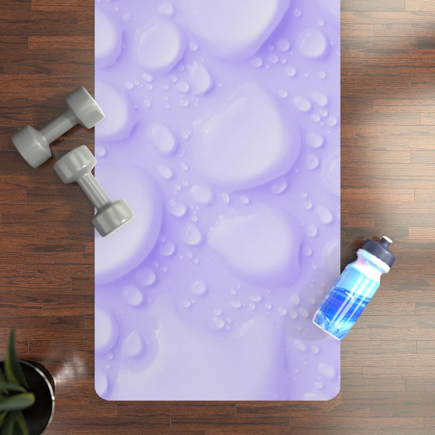 Eco-Friendly Yoga Mat for Meditation and Exercise, Non-Slip Cushioned Mat for Home Workouts - Rubber Yoga Mat, Pilates Mat,