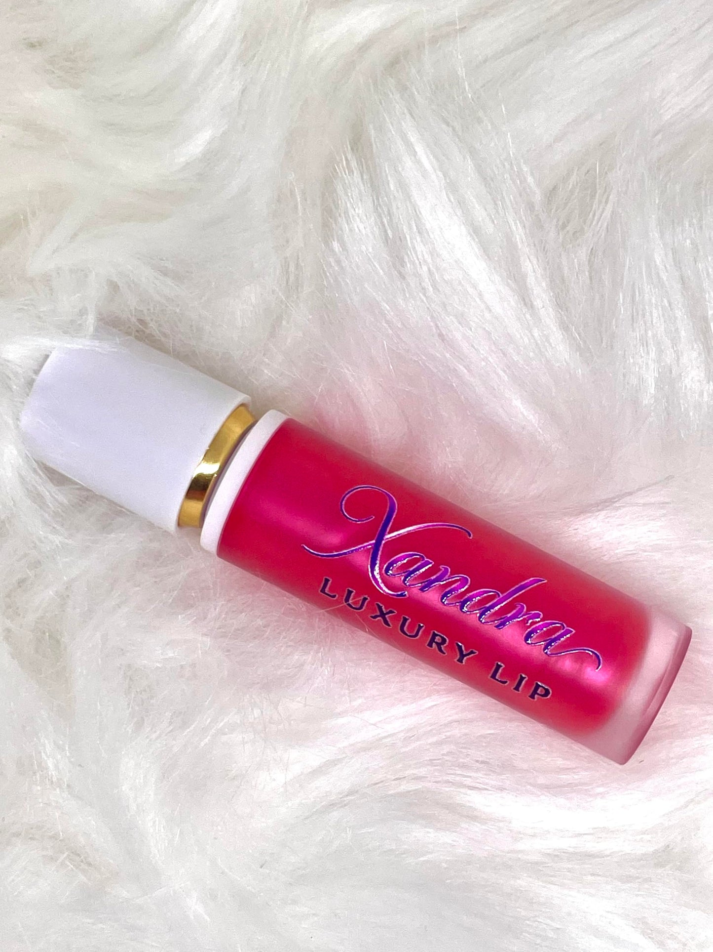 Xandra luxury Lipgloss Fruit Flavored Lip Gloss - Lipstick in Red, Purple & Brown - Makeup Cosmetic