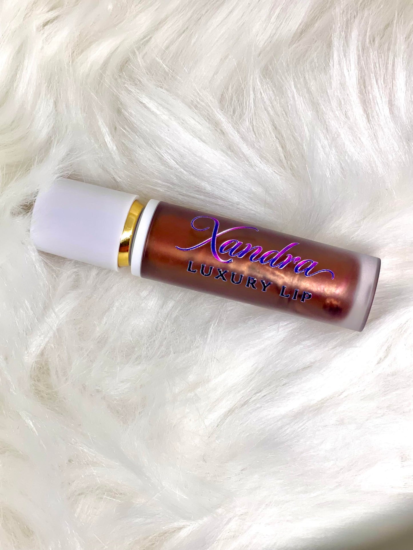 Xandra luxury Lipgloss Fruit Flavored Lip Gloss - Lipstick in Red, Purple & Brown - Makeup Cosmetic