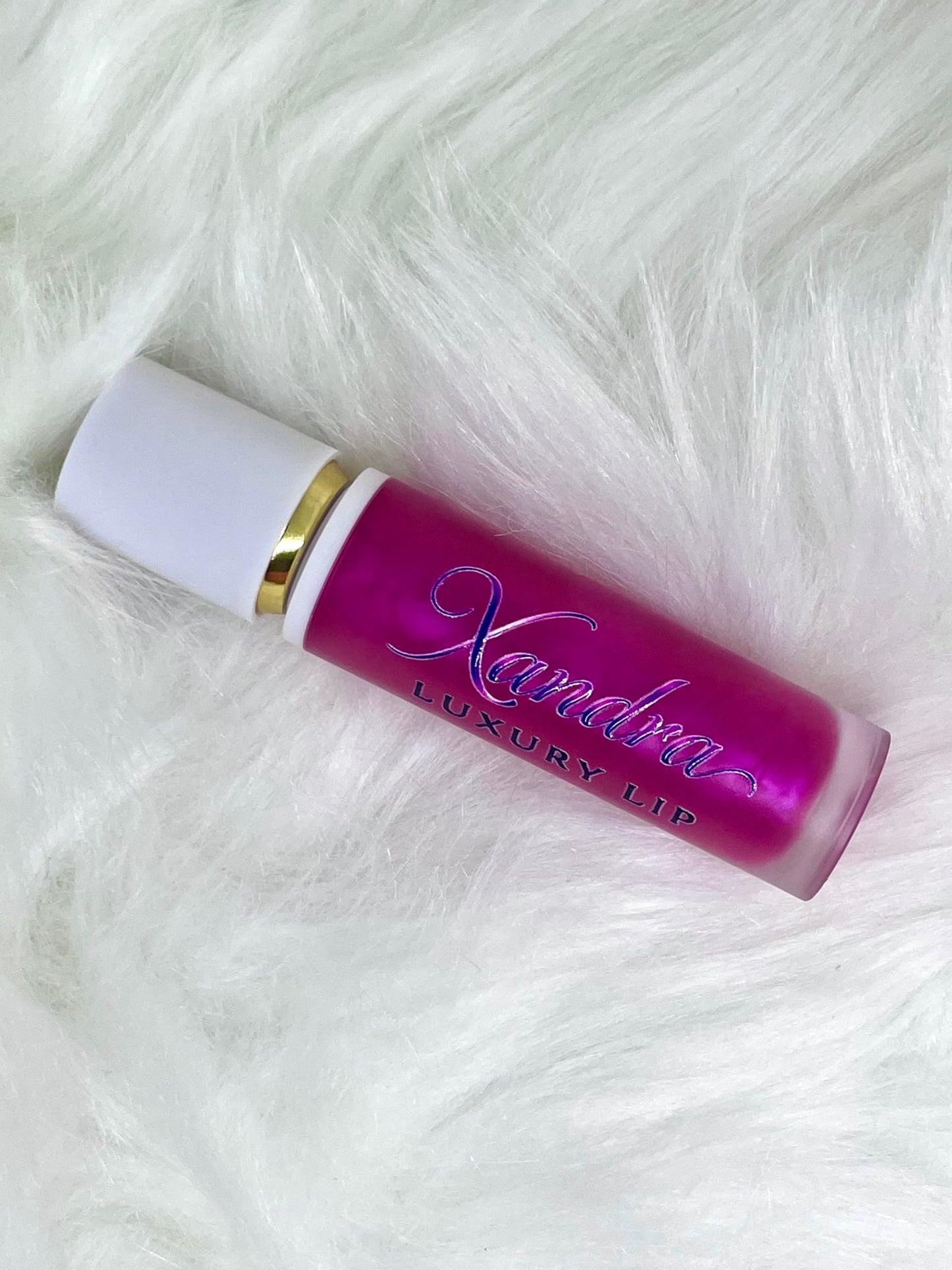 Xandra luxury Lipgloss Fruit Flavored Lip Gloss - Lipstick in Red, Purple & Brown - Makeup Cosmetic